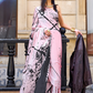 Printed Satin Creep Saree with Smooth Modern Style Finish