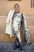 Printed Satin Creep Saree with Smooth Modern Style Finish