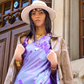 Printed Satin Creep Saree with Smooth Modern Style Finish