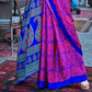 Printed Satin Crepe Saree with Soft Silky Fall and Shine