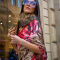 Printed Satin Crepe Saree with Soft Silky Fall and Shine