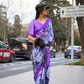 Printed Satin Crepe Saree with Soft Silky Fall and Shine