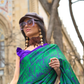 Printed Satin Crepe Saree with Soft Silky Fall and Shine