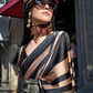 Printed Satin Crepe Saree with Soft Silky Fall and Shine