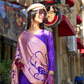 Printed Satin Crepe Saree with Soft Silky Fall and Shine