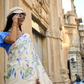 Printed Satin Crepe Saree with Soft Silky Fall and Shine