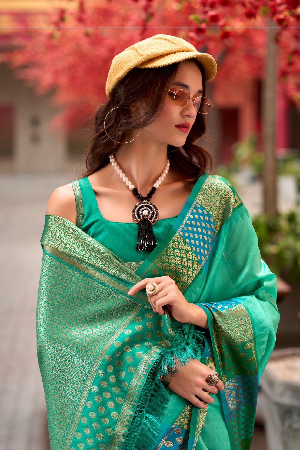 Heritage Handloom Banarasi Silk Saree Pure Regal & Timeless - LaVante Fashion