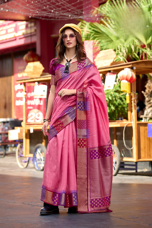 Heritage Handloom Banarasi Silk Saree Pure Regal & Timeless - LaVante Fashion