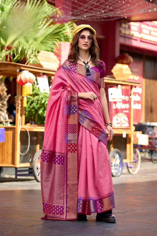 Heritage Handloom Banarasi Silk Saree Pure Regal & Timeless - LaVante Fashion