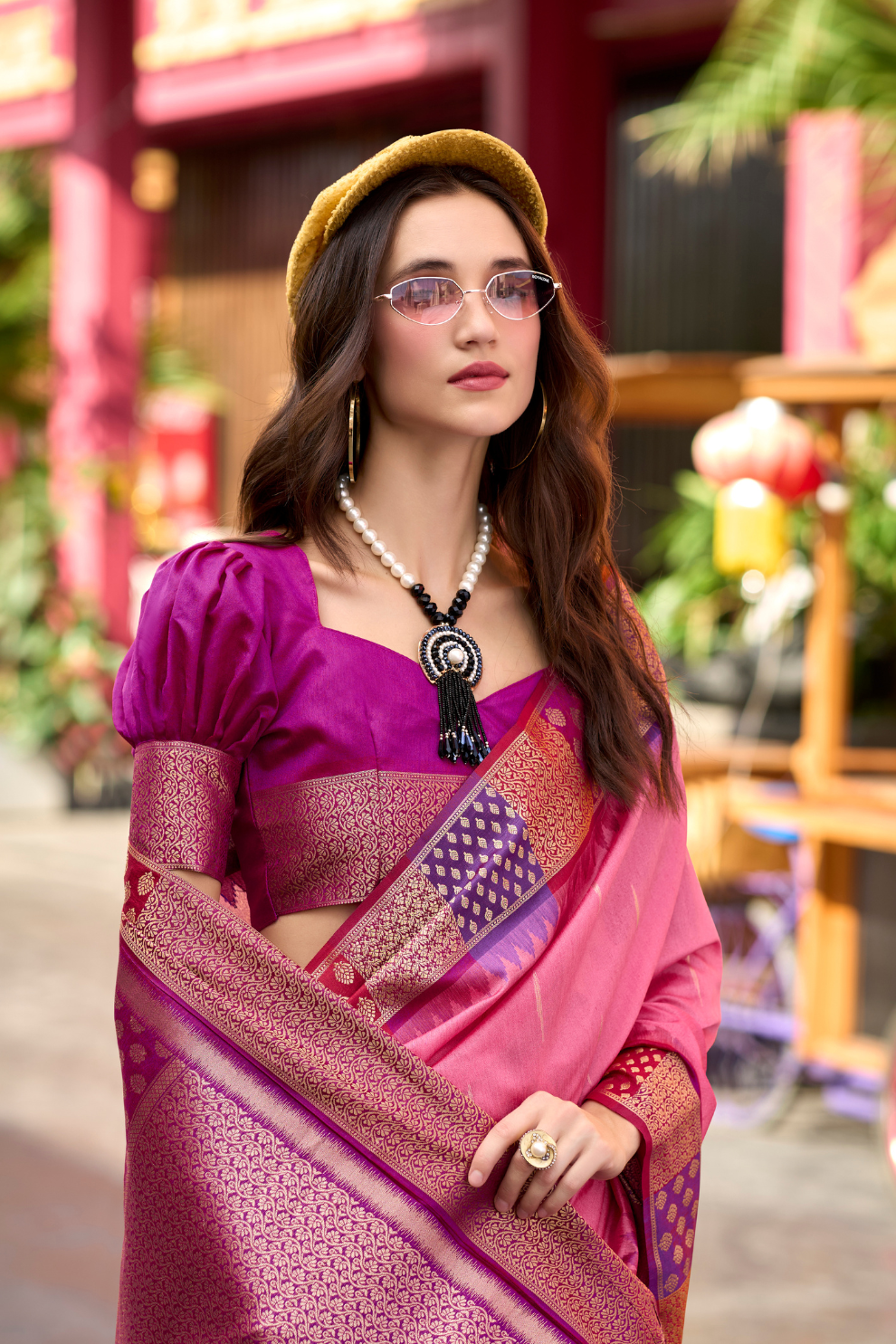 Heritage Handloom Banarasi Silk Saree Pure Regal & Timeless - LaVante Fashion