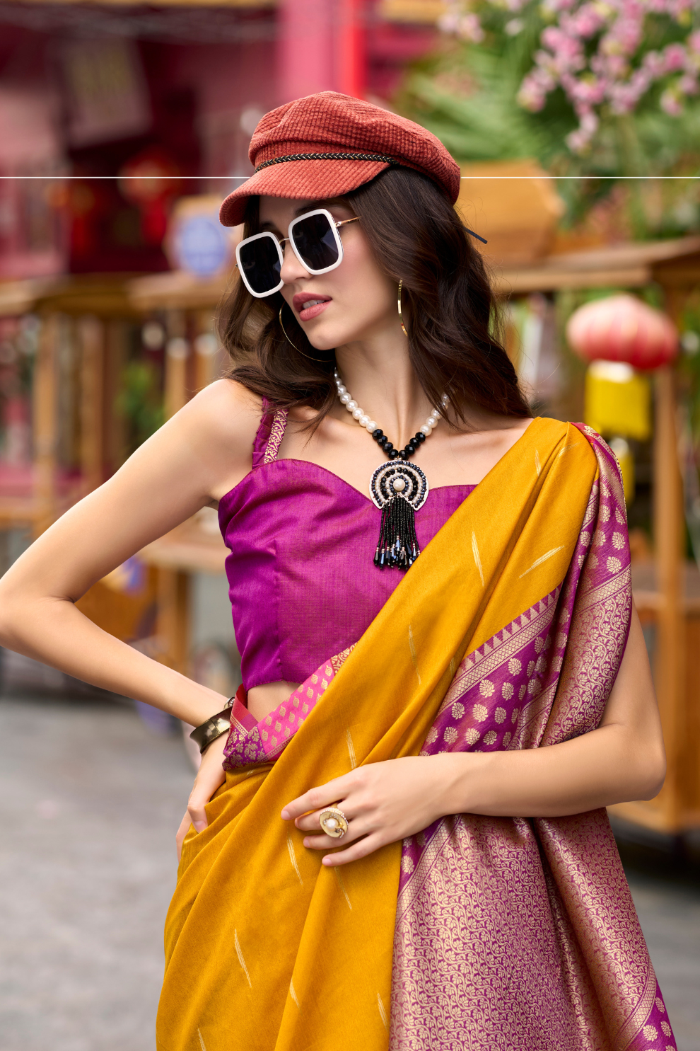 Heritage Handloom Banarasi Silk Saree Pure Regal & Timeless - LaVante Fashion