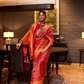 Elegant Pure Chaap Silk Saree with Weaving Detailing