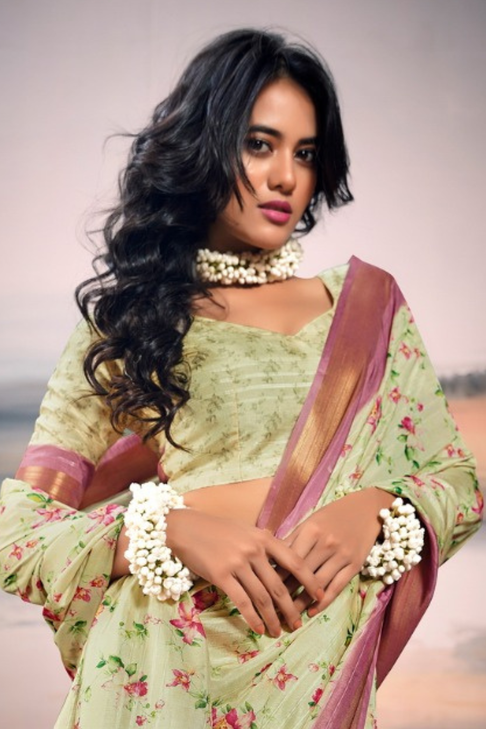 Pure Cotton Silk Saree with Elegant Digital Print - LaVante Fashion