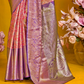 Pure Dharmavaram Silk Saree with Handloom Weaving Craft