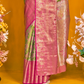 Pure Dharmavaram Silk Saree with Handloom Weaving Craft