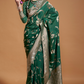 Pure Georgette Handloom Woven Silk Saree with Graceful Texture