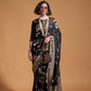 Pure Georgette Handloom Woven Silk Saree with Graceful Texture