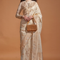 Pure Georgette Handloom Woven Silk Saree with Graceful Texture