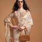 Pure Georgette Handloom Woven Silk Saree with Graceful Texture