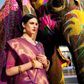 Elegant Kanjivaram Silk Saree with Rich Handloom Weaving