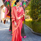 Elegant Kanjivaram Silk Saree with Rich Handloom Weaving
