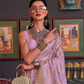 Graceful Handloom Woven Silk Saree with Traditional Charm