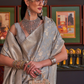 Graceful Handloom Woven Silk Saree with Traditional Charm