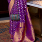 Zari Woven Silk Saree with Traditional Rich Pallu Design