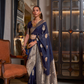 Graceful Georgette Silk Saree with Zari Woven Detailing