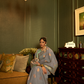 Pure Linen Weaving Saree with Stylish Copper Zari Work