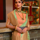 Woven Linen Silk Saree with Subtle Zari Detailing