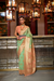 Woven Linen Silk Saree with Subtle Zari Detailing
