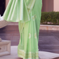 Pure Linen Silk Saree with Traditional Hand Weaving Design