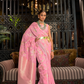 Banarasi Saree with Contrast Border and Traditional Weaving
