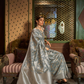 Banarasi Saree with Contrast Border and Traditional Weaving