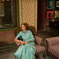 Banarasi Saree with Contrast Border and Traditional Weaving