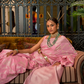 Banarasi Saree with Contrast Border and Traditional Weaving