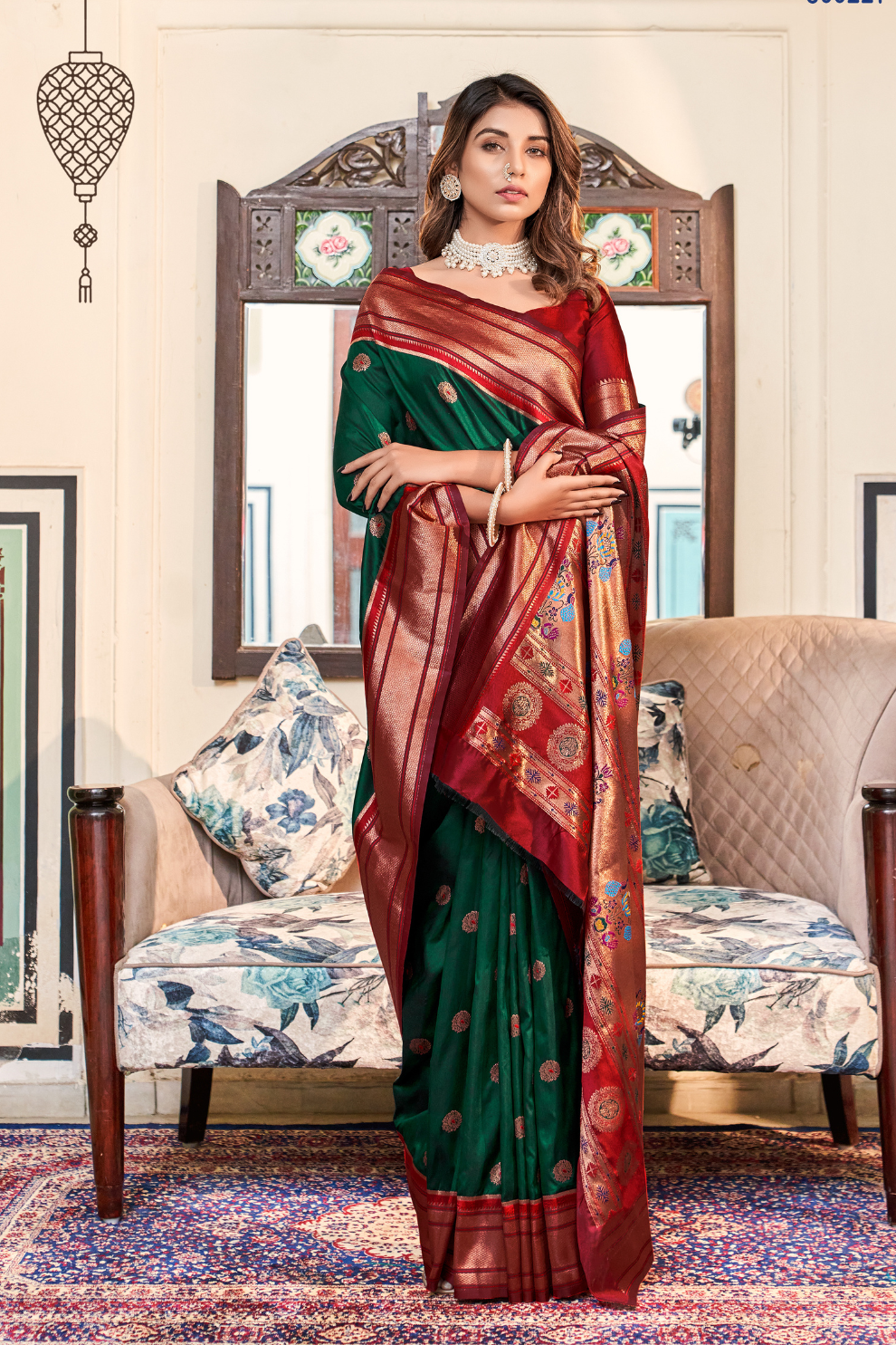 Pure Paithani Silk – Traditional Elegance with Royal Charm