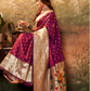 Pure Paithani Silk Saree with Zari Weaving