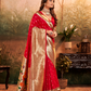 Pure Paithani Silk Saree with Zari Weaving