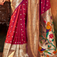 Pure Paithani Silk Saree with Zari Weaving