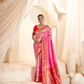 Pure Paithani Tissue Silk Saree with Rich Zari Border