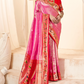Pure Paithani Tissue Silk Saree with Rich Zari Border