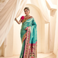 Pure Paithani Tissue Silk Saree with Rich Zari Border