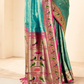 Pure Paithani Tissue Silk Saree with Rich Zari Border