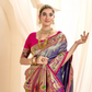 Pure Paithani Tissue Silk Saree with Rich Zari Border