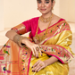 Pure Paithani Tissue Silk Saree with Rich Zari Border