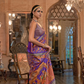 Handcrafted Patola Silk Saree with Traditional Design Motifs