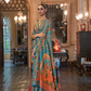Handcrafted Patola Silk Saree with Traditional Design Motifs
