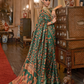 Handcrafted Patola Silk Saree with Traditional Design Motifs